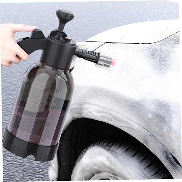Monipuolinen Paineruisku Vaahtopaineruisku auton pesuvaahtomuovikukkia yms. 2L Black one size