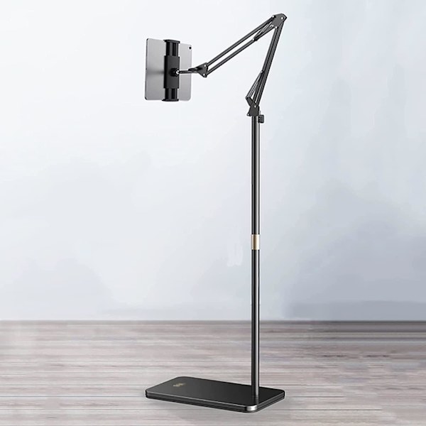 Gulvstativ til tablet-telefoner op til 13 tommer Black one size