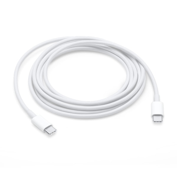 2x USB-C til USB-C Hurtigladekabel (2 m) White