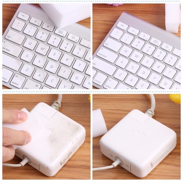8x Miracle svamp Nanosponge - Rensesvamp White