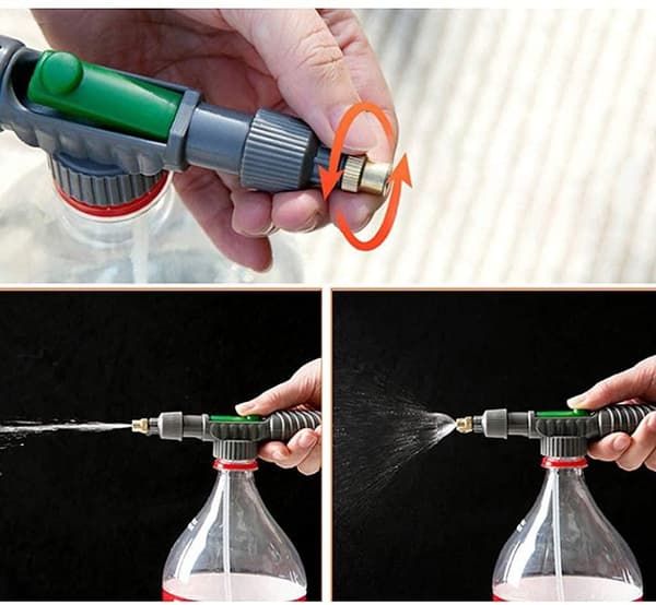 Universal Squirt - Håndsprøyte for PET -flaske Grey one size