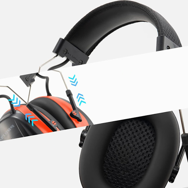 ZX104DAB+ Hörselskydd med DAB+/FM-radio och Bluetooth 5.2 Blå