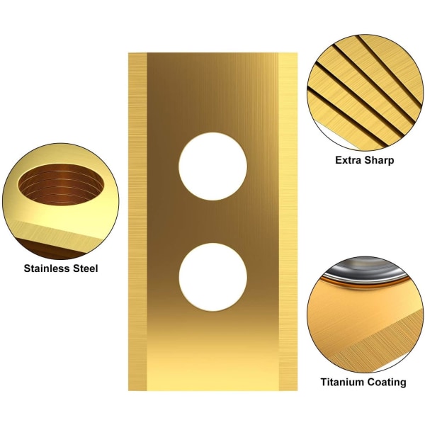 30 pakke Titanium Blade til Worx Landroid Gold one size