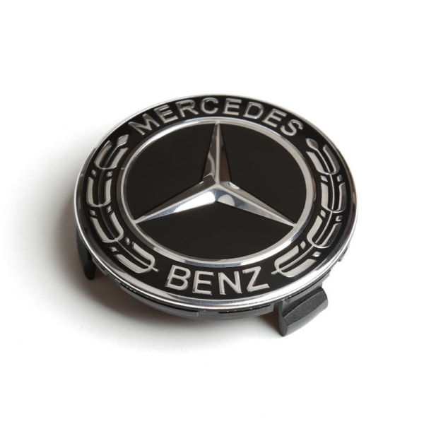 MB17 - 75 MM 4-pack Center kattaa Mercedes Benz Silver one size