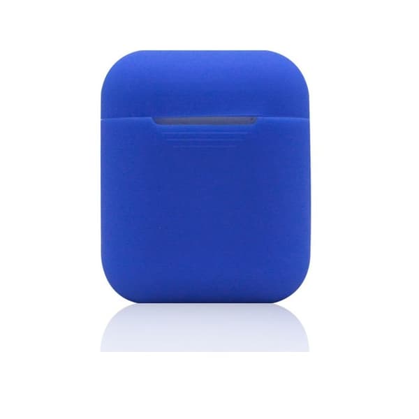 2x Silikon dekselveske til Apple Airpods / Airpods 2 - blå Blue