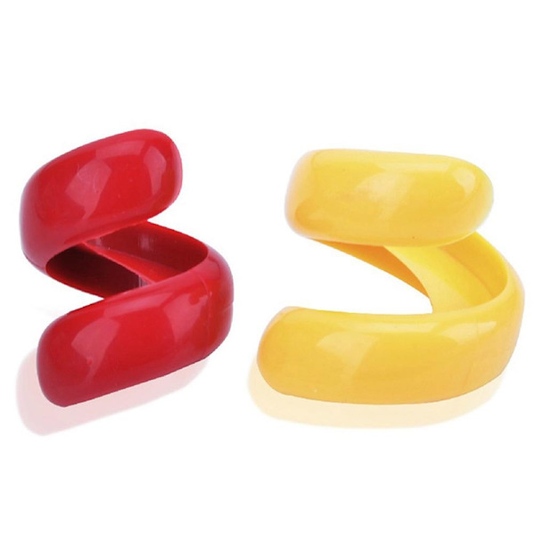 4X Spiral Pølse Cutter Red one size