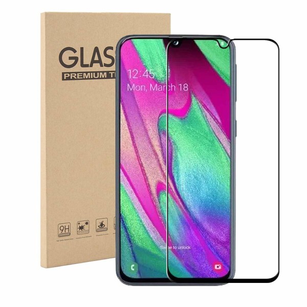 2X Skärmskydd i Härdat Glas för Samsung Galaxy A40 Transparent one size