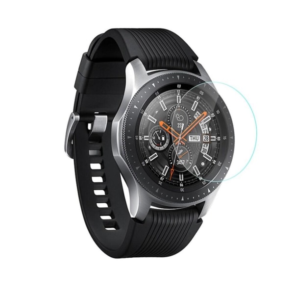 2x Skjermbeskytter for herdet glass til Samsung Galaxy Watch 46m Grey