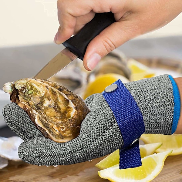 S 1X Metalhandske i rustfrit stål niveau 5 Grey