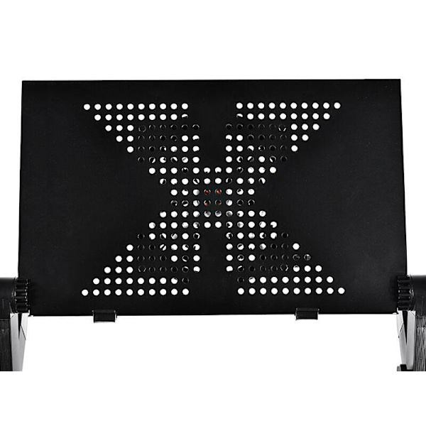 Stort Multifunktionellt Laptopbord med Musbord samt Kylfläkt Transparent