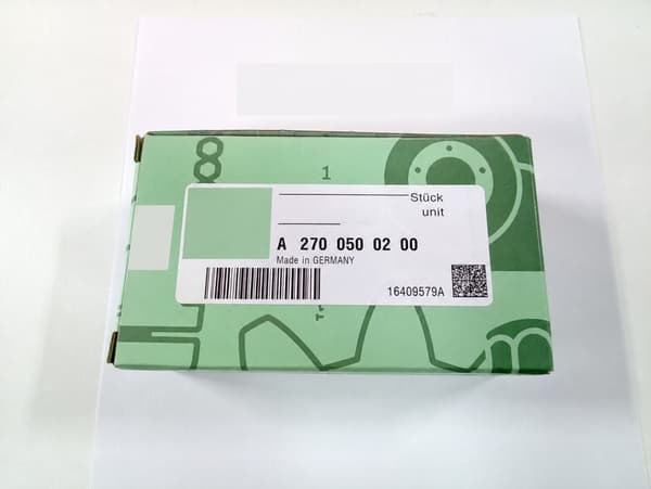 Mercedes-Benz Head Star Emblem OEM A2218800086 Silver