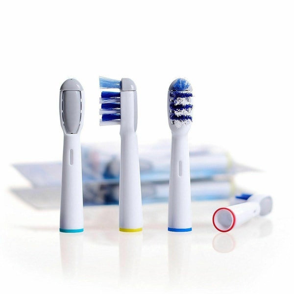 8-pack Oral-B-kompatible tandbørstehoveder EB-30A White