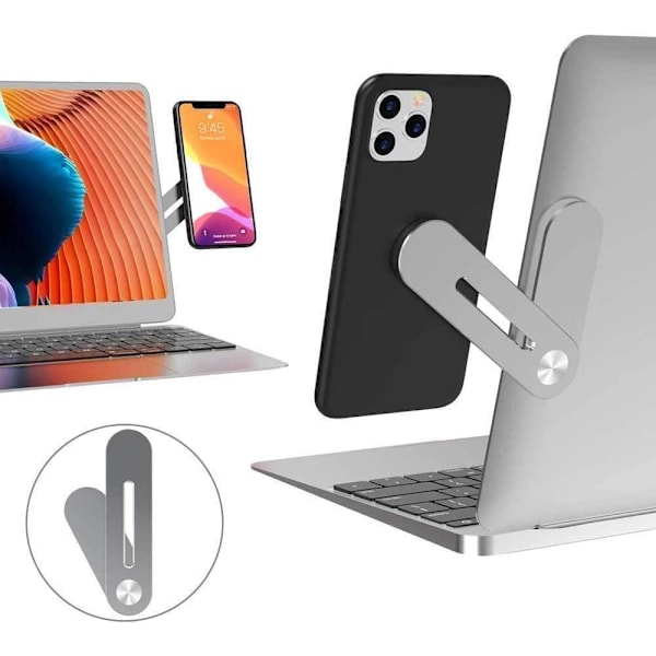 Universal mobil holder for bærbar PC-skjermbil. Silver