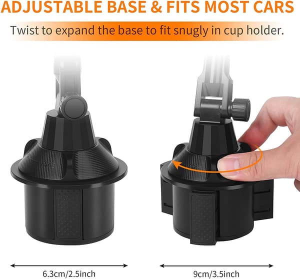 Spisebord for koppholder Multifunksjonell for Car caravan båt ... Black one size