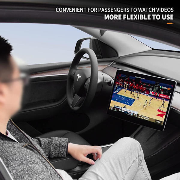 Brakett for roterende skjerm Tesla modell 3/Y fra 2007 Silver grey