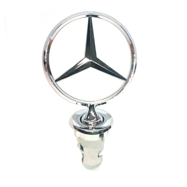 Mercedes-Benz Head Star Emblem OEM A1248800086 Silver