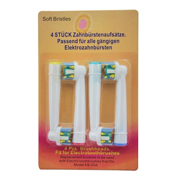 8-pack Oral-B Kompatibla Tandborsthuvuden EB-25A Vit