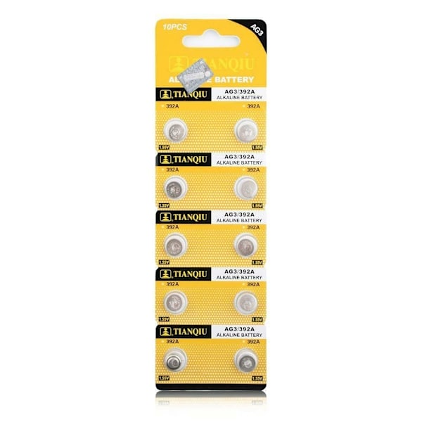 20 stk Knappecellebatteri AG3 / 384/392 / LR41 Silver