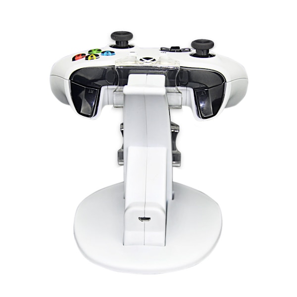 Vit Laddnings ställ Dockningsstation Laddstation för Xbox One S kontroller Vit one size