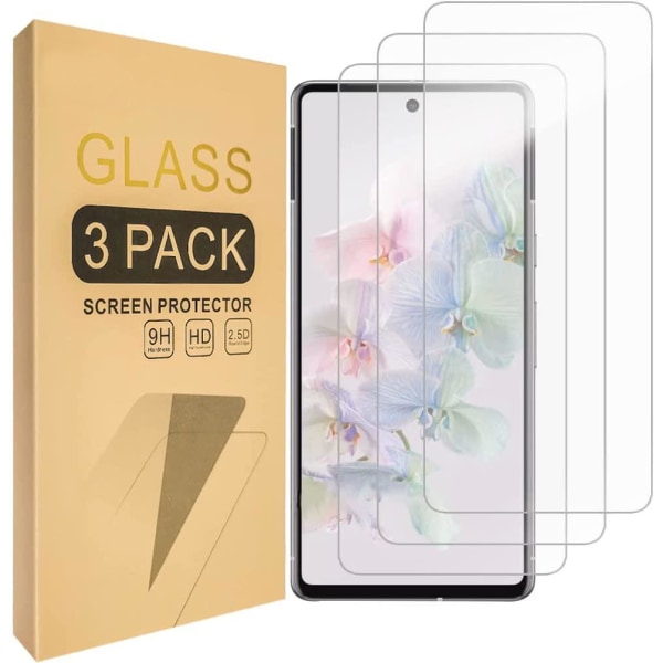 3X skjermbeskytter i herdet glass for Google Pixel 7 Transparent one size