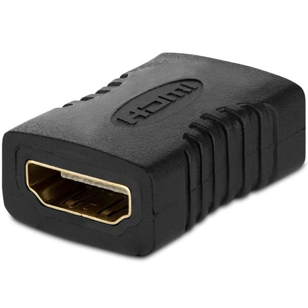 3x HDMI-adapter, 19 pin kvinne til kvinne Black
