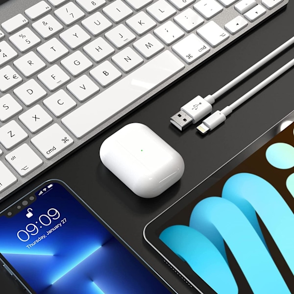 3X Lyn USB-kabel for Apple (2 meter) White