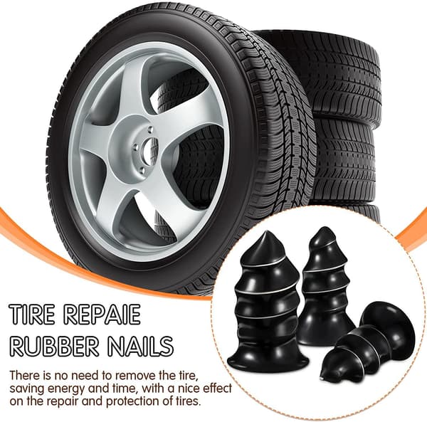20X Reparasjonssett, Puncture fix puncture reparasjon Black one size