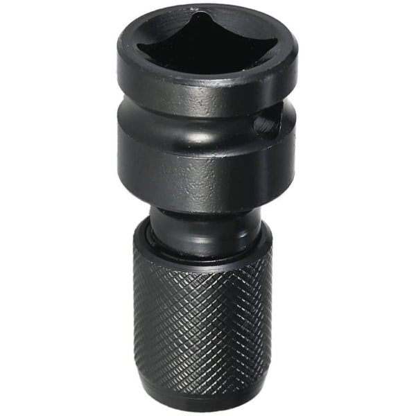 Bitsadapter Adapter sleeve 1/2 "- 1/4 HEX Black one size