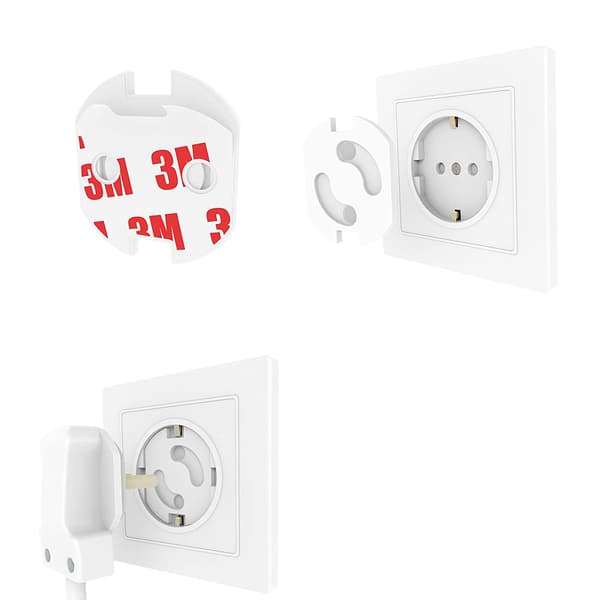 Dyrebeskyttelse / Kontaktbeskyttelse / Pluggbeskyttelse 20 stk White