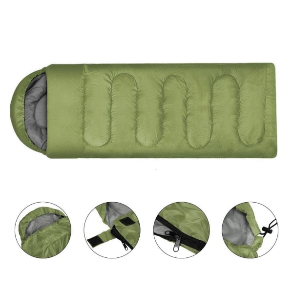 Soveposer for voksne, Sovepose for én voksen konvolutt for 3 årstider Lett campingvandring