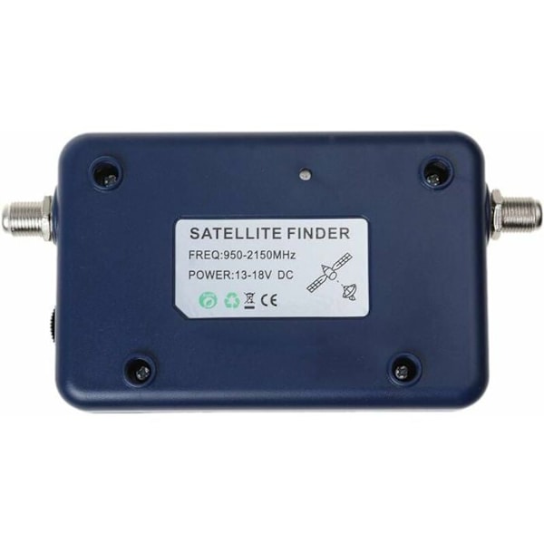 Digital satellitfinder Satfinder parabol signal lokaliseringsdetektor med kompas buzzer sort YYV