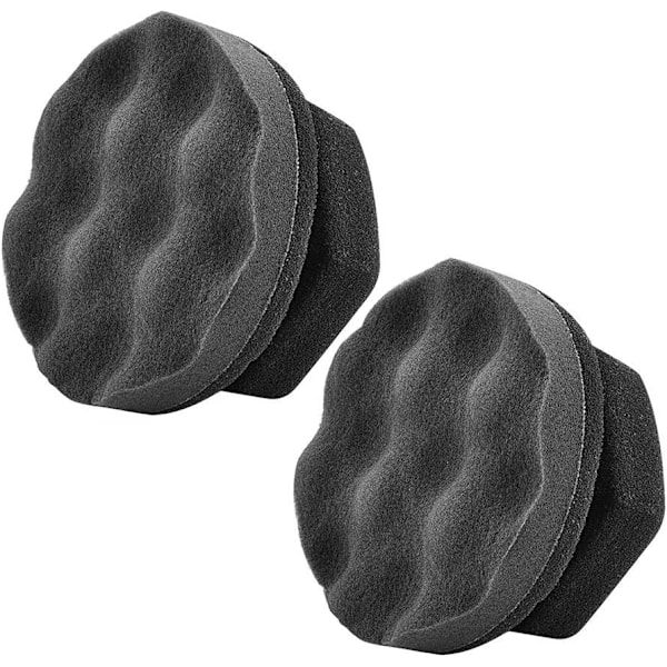 2-pack Stora Däckglans Applikator Pads, Återanvändbara Hex-Grip Applikator Pads