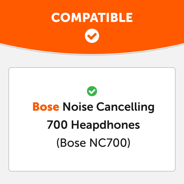 Reservedeler for øreputer til Bose 700 Noise Cancelling (hvit)