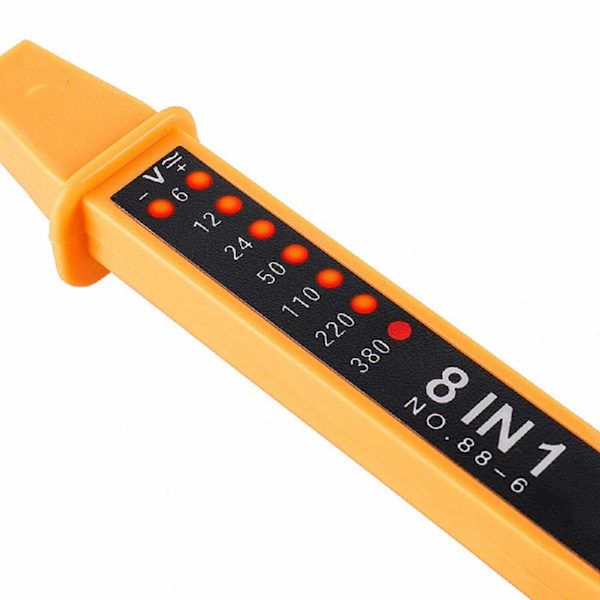 8 i 1 elektrisk krets tester, 6V~380V