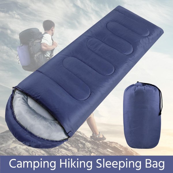 Sovsäckar för vuxna, enkel vuxen kuvert sovsäck för 3 säsonger lätt camping vandring