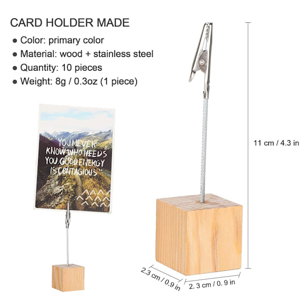 20 stk. Memo Clip Holder