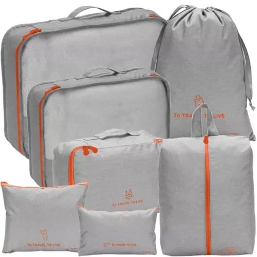 Rejsearrangørsæt 7 dele grå