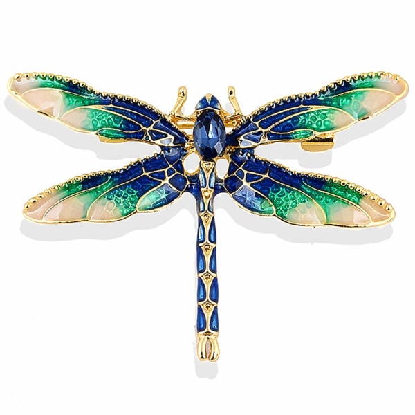 Guldsmed broche pin akryl flue insekt bryst broche til kvinder tøj corsage