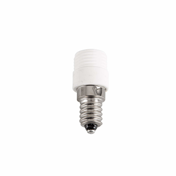 2-pakning E14 til G9 keramisk sokkeladapter for LED, halogenpære
