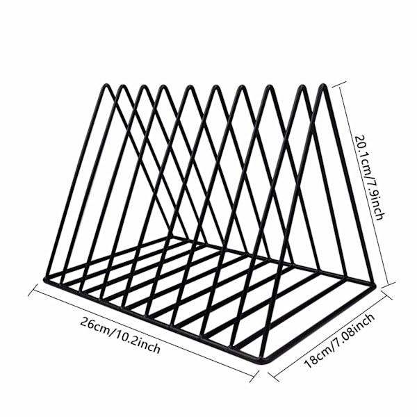 9-paikkainen kultainen lehtiteline, kirjahylly, 26 cm