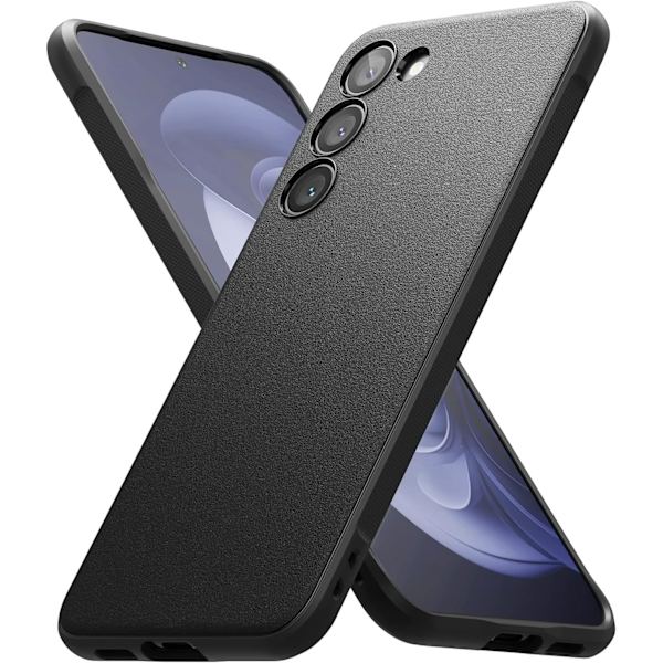 Etui kompatibelt med Samsung Galaxy S23 5G etui (2023), robust stødsikkert skridsikkert TPU slankt tyndt telefoncover til Galaxy S23 - Sort S23