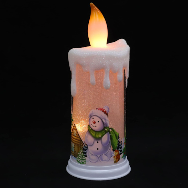 Jul Flamlösa Ljus Flimrande Batteridriven