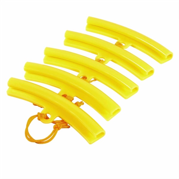 5 st fälgkantsskydd för däckbyte, 15 cm (gul)