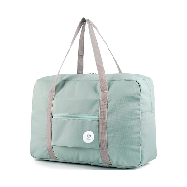 Spirit Airlines Sammenleggbar Reisetrillebag for Personlige Eiendeler, 18x14x10 Sammenleggbar Reiseveske, Overnatting Bagasje Håndbagasje for Kvinner og Menn Green
