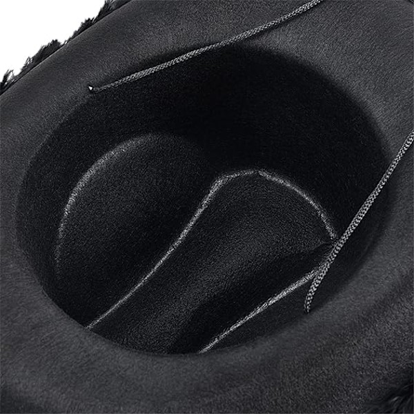 Kvinners Filt Cowboyhatt for Fint Antrekk, Rollespill, Cosplay, Bursdagsfest, svart
