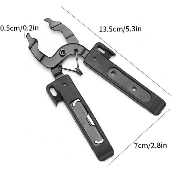 Kædeklemme cykelkædeværktøj 2 i 1 Åbn og luk tang