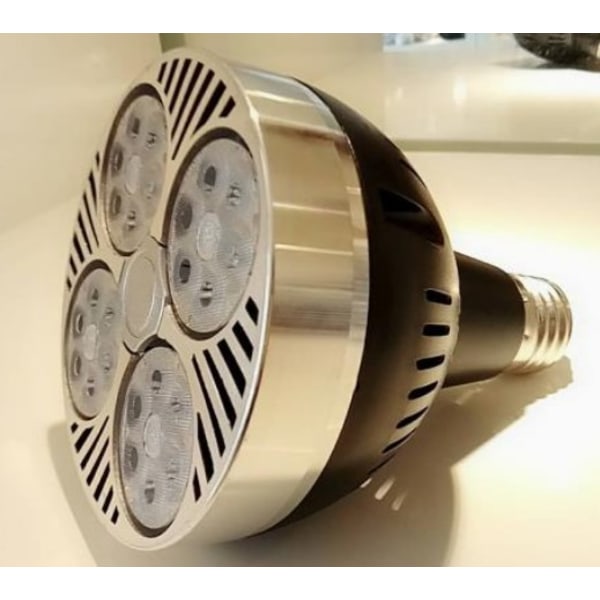 Led-pære 35W E27 Spot 4000K Nøytralt lys Energiklasse A+ Svart