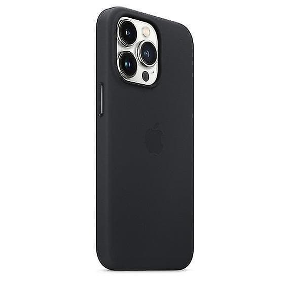 Silikonecover til iPhone 13 Pro Lædercover med Magsafe Midnight Black