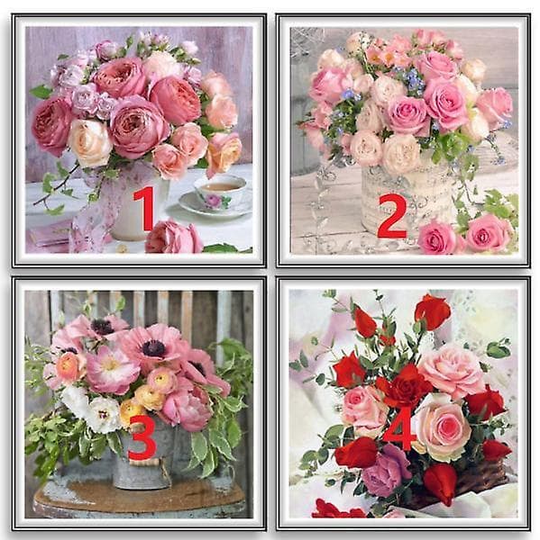 5D Diamantmaleri Blomster Modell 2 2