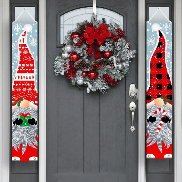 Nyttårsvers Juleveranda Banner, God Jul
